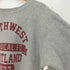チャンピオン Champion USA製 復刻 赤 単色タグ 染み込みプリント REVERSE WEAVE リバースウィーブ スウェット メンズ import:XL
